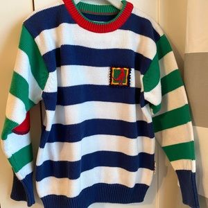 vintage Gymboree dinosaur striped sweater